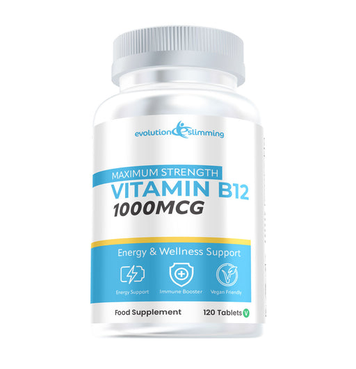 Vitamin B12 Methylcobalamin 1000mcg - 120 Tablets - Reduces Tiredness & Fatigue