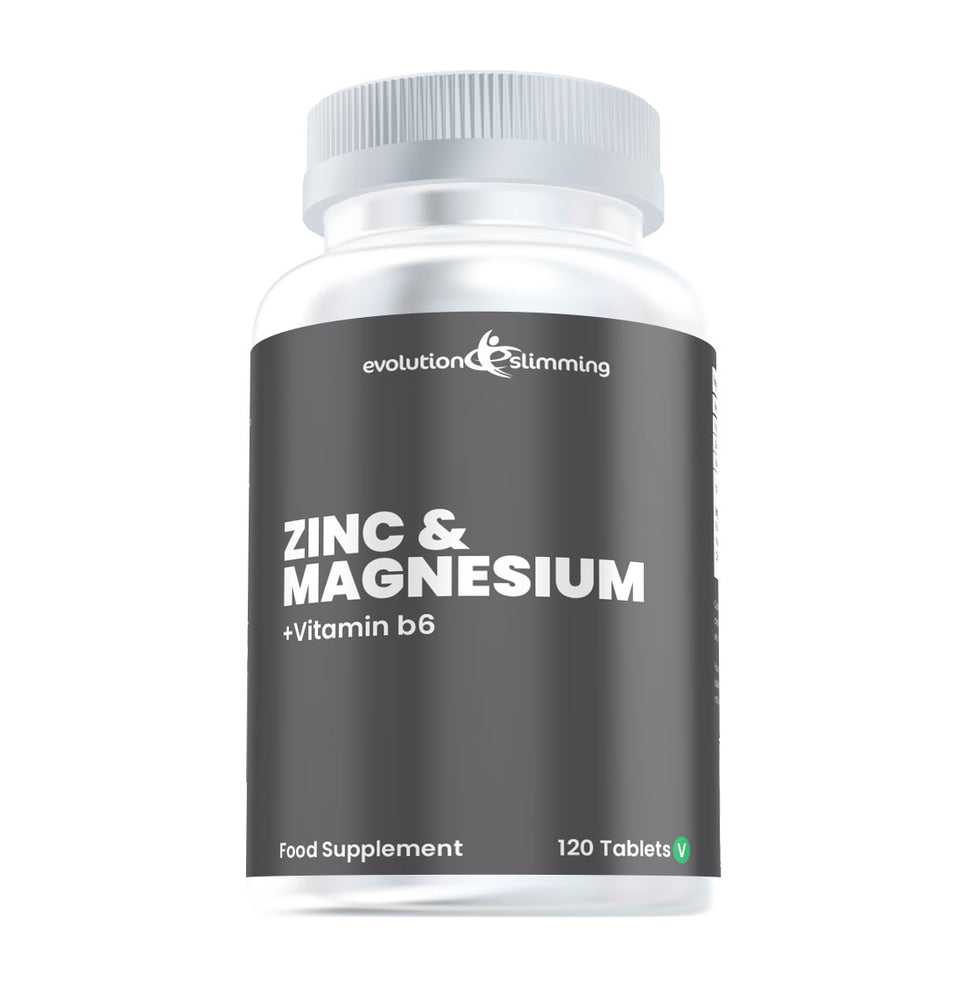 Zinc Tablets with Magnesium & Vitamin B6, Suitable for Vegans & Vegetarians