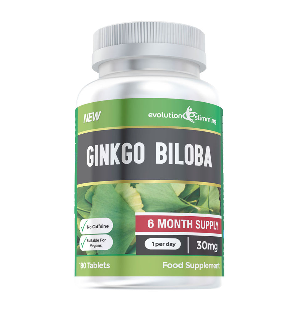 Ginkgo Biloba Tablets - 6 month Supply