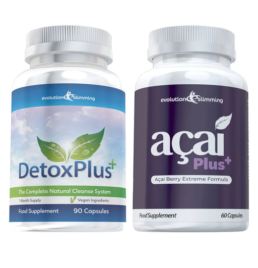 Acai Plus & Detox Plus Cleanse Combo Pack Evolution Slimming