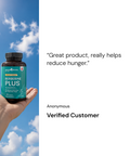 Berberine Plus customer review beside the supplement bottle