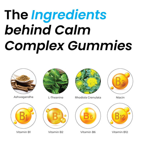 Calm Complex Gummies key ingredients and vitamins