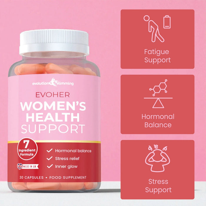 EvoHer Women's Health Supplement – Stress & Hormonal Balance Evolution Slimming