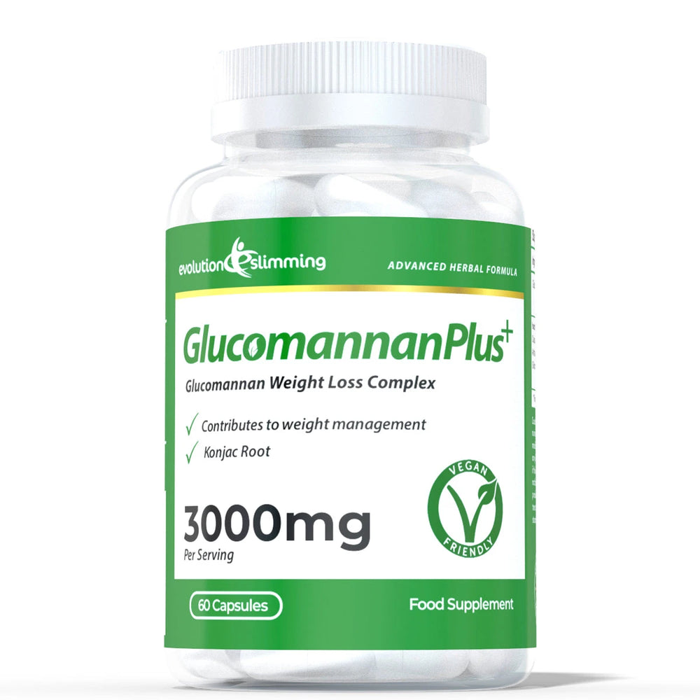 Glucomannan Plus Konjac Appetite Suppressant Capsules - Evolution Slimming