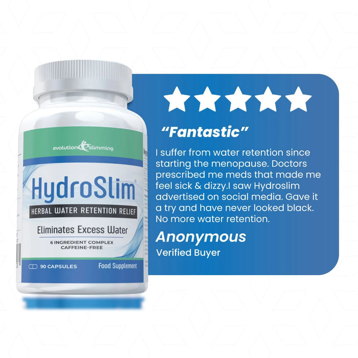 HydroSlim® Herbal Water Retention Relief Capsules - Evolution Slimming