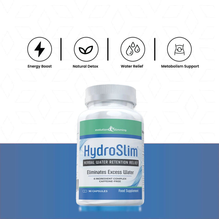 HydroSlim® Herbal Water Retention Relief Capsules - Evolution Slimming