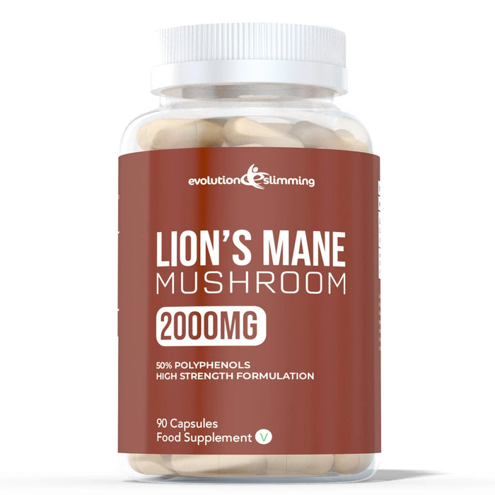 Lions Mane 2000mg (50% polyphenols) - Evolution Slimming