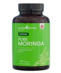 Moringa Pure Capsules 2500mg supplement packaging
