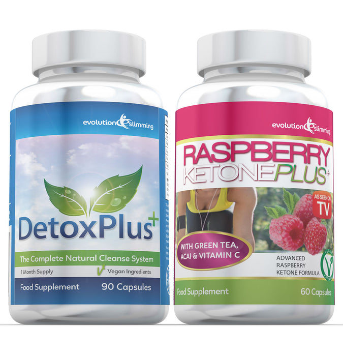 Raspberry Ketone Plus & Detox Colon Cleanse Combo Pack