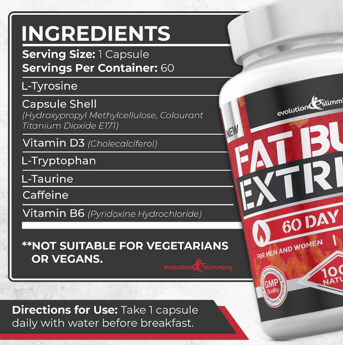 Fat Burn Extreme High Strength Weight Loss Supplement