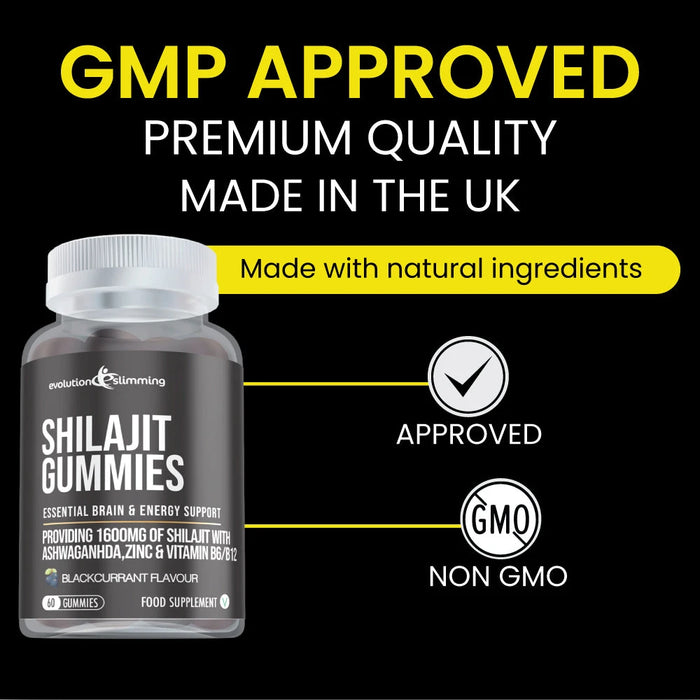 Shilajit Gummies with Ashwagandha - Evolution Slimming