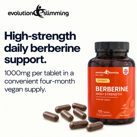 Berberine 1000mg Daily Capsules | Metabolism Balance & Daily Support
