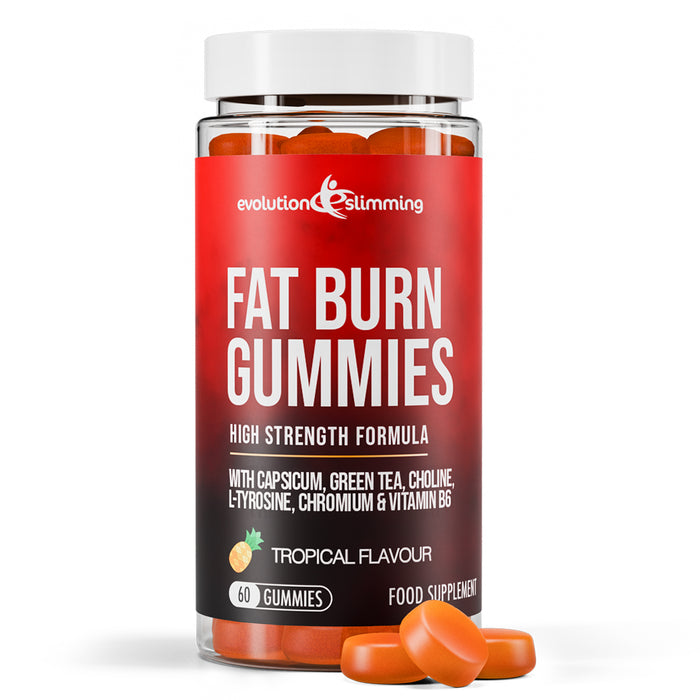 Gomitas Fat Burn Extreme con pimiento, té verde y L-tirosina