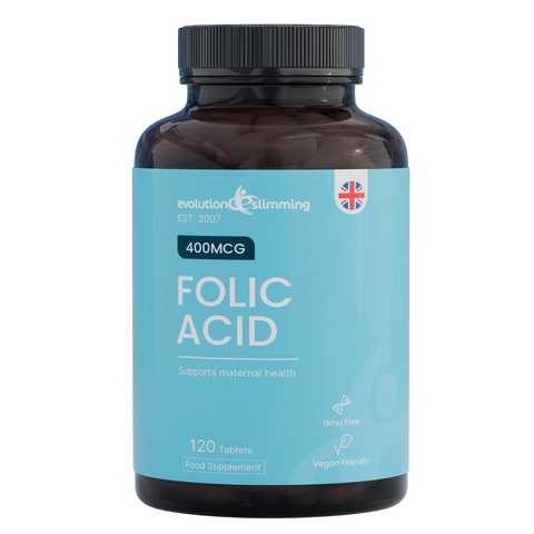Folic Acid 400mcg - 8 Month Supply supplement packaging