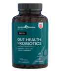 Gut Health Probiotics with Lactobacillus Acidophilus supplement packaging