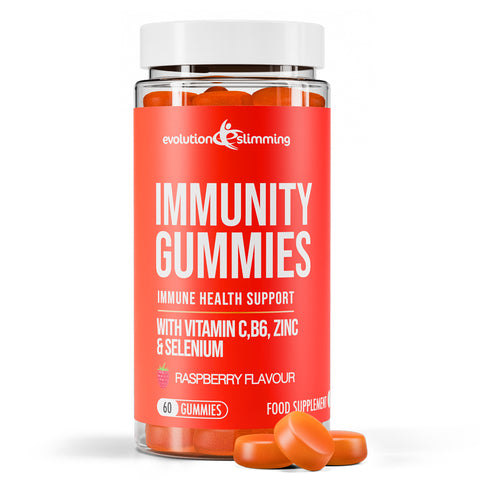 Immunity Support Gummies with Vitamin C & Zinc gummy supplement bottle