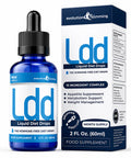 LDD (Liquid Diet Drops) Weight Management Drops dropper bottle and box