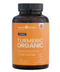Organic Turmeric Capsules 1440mg supplement packaging