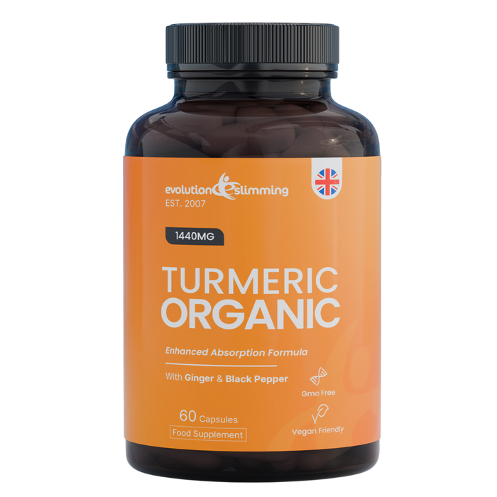 Organic Turmeric Capsules 1440mg – High-Strength Turmeric, Ginger & Black Pepper