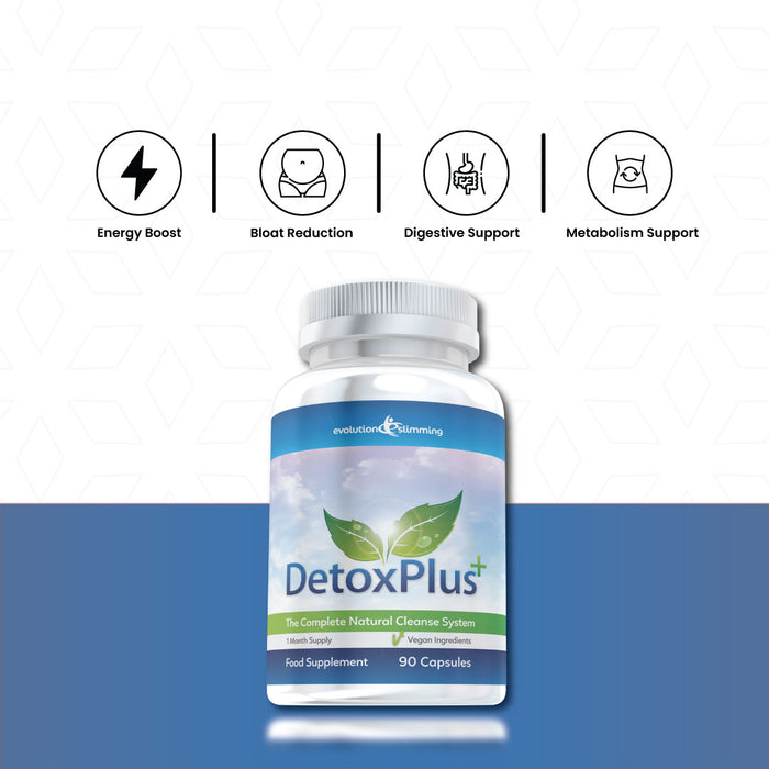 Detox Plus Complete Cleansing System: Natural Bloating Relief and Digestive Support