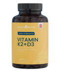 Vitamin K2 + D3 High strength tablets supplement packaging