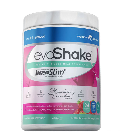 Evoshake Meal Replacement Shake with InnoSlim (Strawberry)